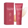 Base de Maquillaje Líquida Correctora de Tono Cálido Fina Suave Lisa Fácil de Difuminar Acuosa Exquisita Clara Cobertura Duradera