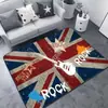 Alfombra de batería de música punk transfronteriza, alfombrilla de suelo antideslizante, amortiguadora de golpes, reductora de sonido para el hogar, manta para sofá de sala de estar, en stock