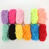 Paquete de materiales de pegatinas de ovillo de lana de 12 colores para niños de preescolar, manualidades DIY, ovillo de lana para crochet