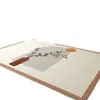 Tapete de sala de estar estilo ins sofá mesa de centro cobertor tapete doméstico antiderrapante absorvente quarto tapete de cabeceira closet tapete