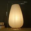 Lámpara de noche LED enchufable transfronteriza para dormitorio, mesita de noche, escritorio, creativa, estilo europeo, cálida, simple, lámpara de mesa de papel estilo japonés y coreano