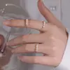 Anillo de Dedo Índice de Perla para Mujer de Xiaohongshu Dropshipping, Diseño de Nicho, Anillo Abierto de Moda de Gama Alta, Anillo Elegante y Gracioso