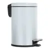 Bote de Basura para Sala de Estar Doméstica de Acero Inoxidable de 5L con Pedal Grande Cubierto Estilo Europeo Casual Moda Cocina Desodorante Mayoreo