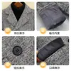 Chaqueta de Traje para Niños para Otoño e Invierno, Elegante Traje de Caballero Infantil, Atuendo de Performance Estilo Coreano, Color Sólido para Presentador y Paje, Ropa Formal