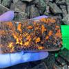 Suministro directo de fábrica nueva pulsera de piedra de fuego colgante de tarjeta Buda nada espíritu de fuego ganoderma lucidum piedra virgen al por mayor