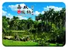 Ímãs de Geladeira de Vidro com Paisagens de Xishuangbanna Templo Budista Geral Buda Dourado Palácio Estilo Dai Decorações Magnéticas Culturais e Criativas de Memória