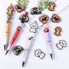 Cachorro en Stock Perlas de Silicona Forma de Labrador de Dibujos Animados Joyería de Cuentas DIY Accesorios para Pulseras Cuentas Sueltas Venta al por Mayor