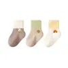 Calcetines para Bebé Jq Jingqi Otoño e Invierno Recién Nacido de Felpa Cálidos de Caña Media para Bebés de 0 a 3 Años Calcetines Engrosados