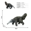 Mini Modelos de Animais Realistas Transfronteiriços: Veado, Lince, Esquilo, Ouriço, Castor, Raposa Figuras de Brinquedo Sólidas
