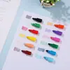Bloques de Construcción de Costura Multisección de 12 Colores Crayón Artístico para Estudiantes Pincel de Óleo Pincel de Pintura con Palo Crayón para Graffiti Crayón de Plástico de Colores