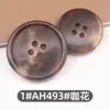 Botões de Chifre Natural para Ternos Masculinos e Femininos, Casacos, Trench Coats, Punhos de Suéter, Cardigãs, Malhas, Botões Clássicos Costurados à Mão