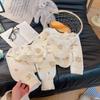 Conjunto de Roupa Íntima Infantil 100% Algodão Penteado Escovado Meninos e Meninas Roupas de Outono e Calças Pijamas Estampados Roupas de Casa Roupas Infantis Atacado