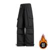 Transmisión en Vivo Transfronteriza Primavera y Otoño Nuevos Pantalones de Paracaidista Casuales para Hombre y Mujer Estilo Hong Kong Pierna Recta Holgada Pierna Ancha Pantalones Tres Impermeables para Exteriores