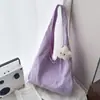 2026 Otoño Temprano Nuevo Llegada Gran Capacidad Color Sólido Estilo Coreano Dulce Bordado Lazo Nudo Trabajo Personalidad Viaje Diario Bolso de Hombro Único Moderno