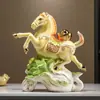 Figuras de Caballos de Estilo Chino Nuevas al por Mayor para Decoración de Oficinas y Gabinetes de Vino, Regalos de Inauguración, Regalos de Inauguración de Casa