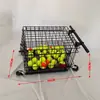 Carrinho Coletor de Bolas de Tênis, Cesta de Bolas de Tênis, Carrinho de Coleta de Bolas, Carrinho com Cesta de Bolas, Coletor de Bolas, Cesta, Carrinho do Treinador, Cesta de Armazenamento