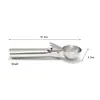 Cuchara para Helado de Acero Inoxidable Cuchara Creativa para Helado con Bola de Rebote Cuchara para Helado Cuchara para Bolas de Fruta