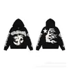 Moda Americana Transfronteriza Estampado de Letras Casual Calle Retro Tendencia Marca Sudadera con Capucha Holgada para Hombres y Mujeres Parejas Mismo Estilo Traje