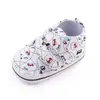Sapatos para bebê menino de 0-12 meses, tênis infantil de lona com velcro duplo, sola macia, sapatos de bebê atacado 2609