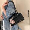 Bolso de hombro tipo baguette de diseño nicho moderno estilo coreano para mujer, llegada nueva verano 2025, bolso Boston, bolso bowling