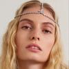 Nuevo Transfronterizo Sencillo Cadena para el Cabello con Pedrería Novia Boda Estilo Étnico Tocado Sexy Accesorios para el Cabello Europeos y Americanos cadena para el cabello