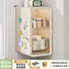 Estante escurridor para gabinete de cocina, multifuncional para el hogar, a prueba de polvo, para encimera, para tazones, palillos, platos, caja de cubiertos, estante de almacenamiento de platos