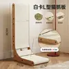 Yuchong Personalizado Comércio Exterior Papel Kraft Branco Casa para Gato em L Vertical Integrada Tamanho Grande Espessado Arranhador para Gato Afiador de Garras Resistente a Arranhões Resistente ao Desgaste