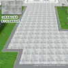 Baldosas de Piedra Caliza de 18 mm de Espesor, Baldosas Gruesas para Piso de Patio 600X600, Baldosas Antideslizantes y Resistentes a las Heladas para Piso de Jardín Exterior