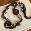 Cinturón Retro para Mujer, Estilo Étnico, Lujo Ligero, Estilo Bohemio de Alta Gama, Cadena de Cintura Tejida a Mano, Accesorios de Corbata, Cinturón