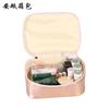 Bolsa Cosmética Transfronteiriça Nova Dourada de PVC Conjunto de Três Peças Bordada Estojo Cosmético para Nail Art Bolsa de Armazenamento de Grande Capacidade Bolsa Dumpling