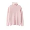 El Cuerpo Superior Es Tan Hermoso~ Tejido de Cachemira Engrosado Otoño e Invierno para Mujer 100% Cachemira Pura Cuello de Pelo Tejido Suave Cepillado Cera Suave Apto para la Piel