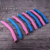 Hula Hoop Ponderado de Espuma com Massagem Bicolor Desmontável de 8 Seções Equipamento de Fitness para Tonificação Abdominal Quadril