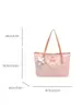 2026 Verão Nova Moda Casual Estilosa Bolsa Grande Capacidade com Textura Simples Bolsa de Ombro Feminina Atacado Bolsas Femininas