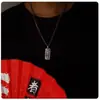 Collar Colgante Sólido de Plata Nuevo Diario de Riqueza en Estilo Chino Retro para Hombres - X
