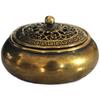 Estilo antigo queimador de incenso mini queimador de incenso liga angustiado sândalo incenso queimador casa artesanato decoração metal artesanato trabalhador