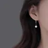 Pendientes de Aro Lisos con Pasador de Plata 925 para Mujer 2025 Nuevo Popular Diseño de Nicho Pendientes de Gama Alta Pendientes de Lujo Accesible