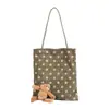 2026 Bolso de Mano Nuevo Estilo Coreano de Lunares Gran Capacidad Retro Moda Gamuza Felpa Cotidiano Elegante para el Trabajo Bolso de Hombro Único