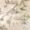 Novo [pingente de prata brilhante] estilo chinês pingente de liga pingente de metal com contas feitas à mão diy pulseira colar acessórios de joias materiais