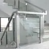 Acero Inoxidable Poste Vertical Barandilla de Escalera Plataforma Barandilla de Seguridad Conexión Accesorio Tubo Cuadrado de 50 Base de Placa para Barandilla Ranurada Exterior Cubierta Decorativa