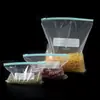 Saco Selado Transparente Saco com Fecho Zíper para Alimentos Saco de Embalagem Selado com Trava Deslizante Zíper Saco Zíper Ziplock para Conservar Alimentos Pe