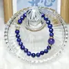 Pulseira Original de Lápis Lazúli Natural e Cristal Branco Novo Estilo Chinês Pulseira Presente para Melhor Amiga Pulseira de Alto Padrão Atacado