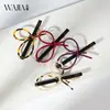 Pinza para el cabello Wjia Estilo Minimalista Francés Lazo Cruzado, Pinza para Flequillo de Material Acetato, Pasador de Lado de Gama Alta