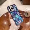 Capa protetora tridimensional luxuosa para iPhone 15, capa protetora de diamante galvanizada para Apple 16ProMax