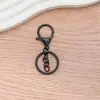 Set de Tres Piezas de Dijes para Bolsa con Broche de Langosta de Aleación de Zinc 308 Chapado, Llavero de Figura de Ocho y Pequeño Colgante del Festival Qixi