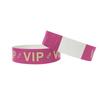 Pulsera desechable en stock, pulsera de identificación por color para parque de atracciones infantil, correa de muñeca desechable impermeable para exteriores