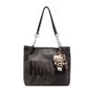 Nuevo Bolso Decorativo de Cadena 2025 Casual con Letras Estudiante Bolso Tote de Mano a la Moda Versátil Bolso de Hombro para Viaje