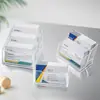 Suporte para Cartão de Visita Transparente Simples Criativo de Acrílico Suporte de Cartão para Mesa de Escritório Caixa de Armazenamento de Cartões com Múltiplos Compartimentos de Grande Capacidade Venda por Atacado
