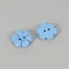 Botones de flor de plástico al por mayor desde la fuente, lindos botones para abrigos y camisas de ropa infantil, botones de flor coloridos para suéteres