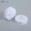 Carrete de Plástico Transparente, Bobina Enrolladora de Rueda en Forma de I, Eje Enrollador Pequeño para Enrollar Cable de Níquel-Cromo, Eje en Forma de I