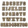Dije para Zapatos de Letra Dorada DIY Accesorios Desmontables para Zapatos de Jardín Hebilla para Zapatos de Goma Suave de PVC Decoración Versátil para Zapatos